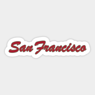 Football Fan of San Francisco Sticker